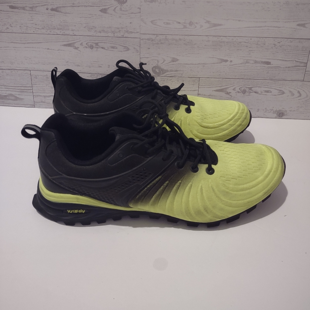 Kricely Men's Walking Trail Shoes Breathable Lightweight Non Slip Size 12W EE